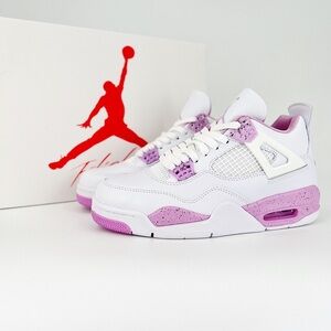 Air Jordan 4 Retro White Pink